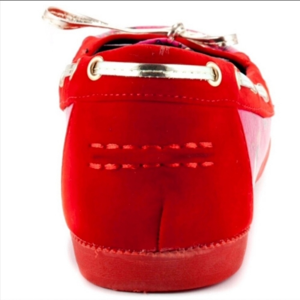 Love Me Now Boat Flats Pink & Red by Iron Fist - Picture 2 of 8